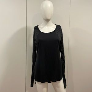 Balance Collection Navy Longsleeve Tee SzLG